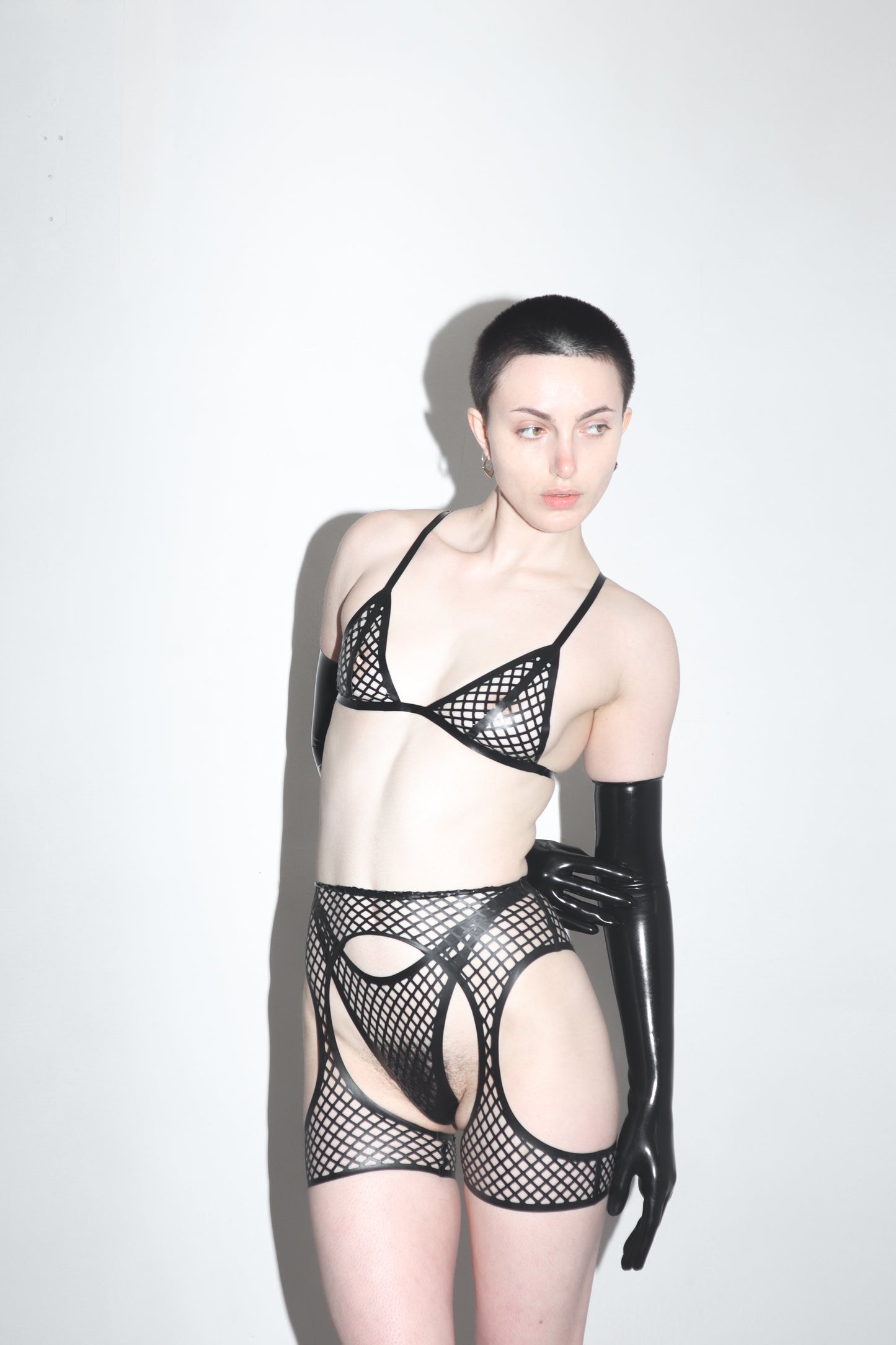 Fishnet Bikini 3 Piece Set