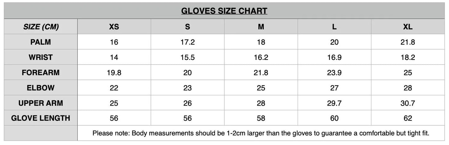 Short Zip Gloves