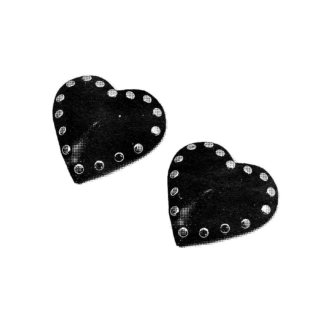 Studded Heart Pasties