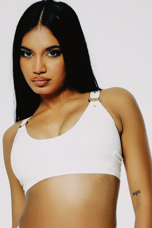 Ryder Bra - White/Silver - M